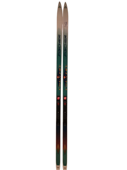 Vist Large View of Product Image Which is Used Fischer COUNTRY DOUBLE CROWN Womens XC Ski/Binding 195 cm