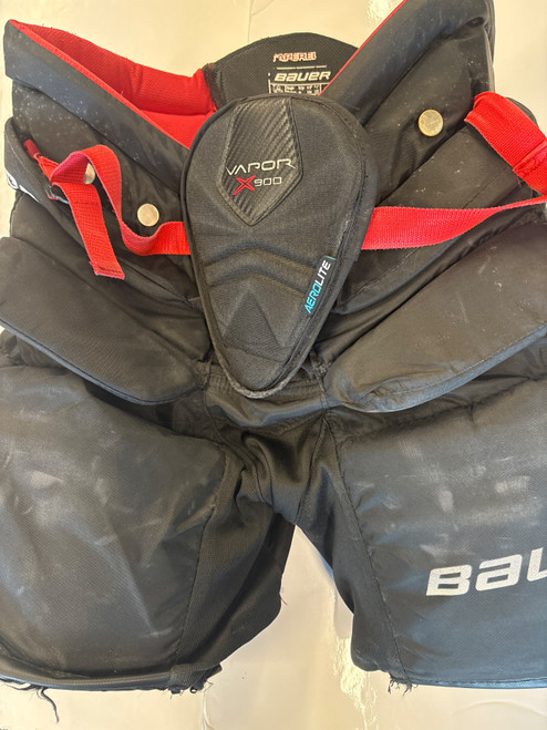 Vist Large View of Product Image Which is Used Bauer VAPOR X900 Inter Goalie Pant Black MD