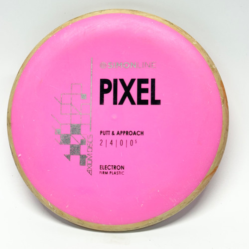 Vist Large View of Product Image Which is Used Axiom ELECTRON PIXEL Disc Golf Putter Pink 174g
