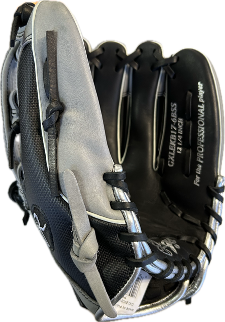 Vist Large View of Product Image Which is Used Rawlings GAMERXLE Baseball Glove RH Throw Black 12 1/4"
