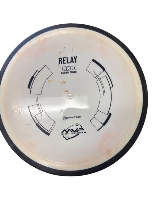 Vist Large View of Product Image Which is Used MVP RELAY Disc Golf Driver White