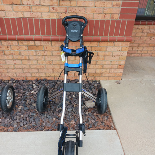 Vist Large View of Product Image Which is Used Bag Boy TRI SWIVEL II Golf Cart 3 Wheel