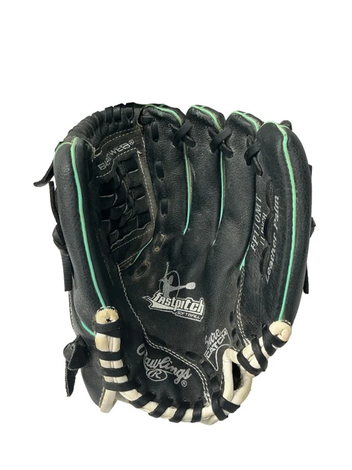 Vist Large View of Product Image Which is Used Rawlings FP110MT BB/SB Glove RH Throw Black 11"