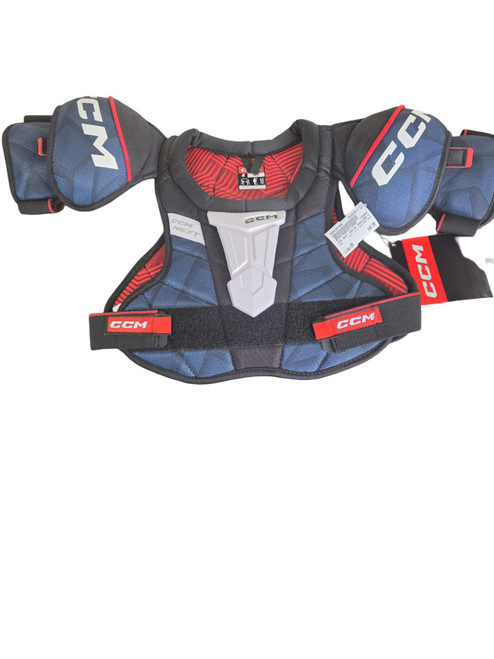 Vist Large View of Product Image Which is Used CCM NEXT JUNIOR SHOULDER PADS Junior Shoulder Pads SM