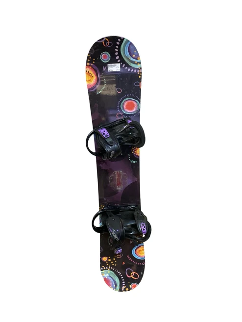 Vist Large View of Product Image Which is Used Dakine KANDI Girls Board/Binding Black 134 cm