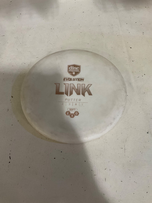 Vist Large View of Product Image Which is Used Discmania EVOLUTION LINK Disc Golf Putter White