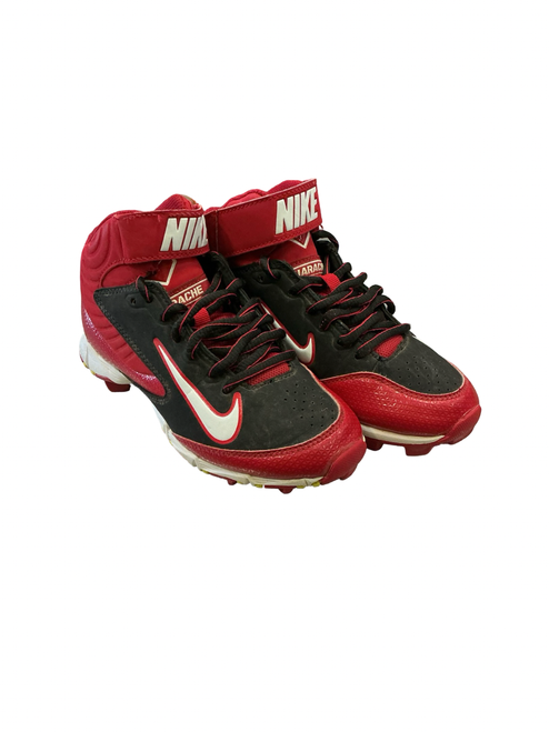 Vist Large View of Product Image Which is Used, Nike, HUARACHE, Baseball, Cleats, Red, Junior 1