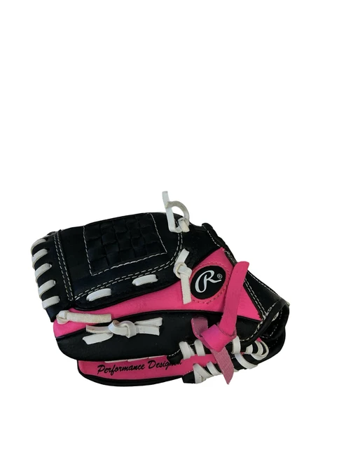 Vist Large View of Product Image Which is Used, Rawlings, PLAYERS SERIES, Glove, Tee-ball, Black, 8.5”
