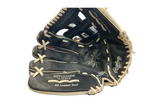 Vist Large View of Product Image Which is Rawlings HIGHLIGHT SERIES BB/SB Glove, Left Hand Throw Black, 12 1/2"
