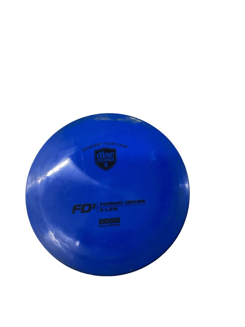 Vist Large View of Product Image Which is Used Discmania FD3 Disc Golf Driver Royal Blue