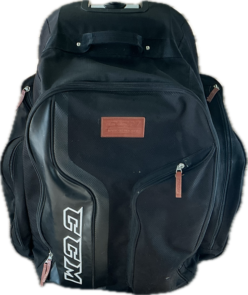 Vist Large View of Product Image Which is Used CCM Sr Hockey Backpack Black