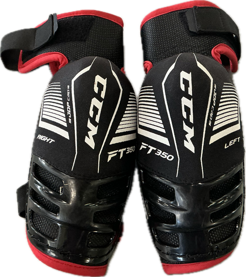 Vist Large View of Product Image Which is Used CCM JETSPEED FT350 Senior Elbow Pads LG