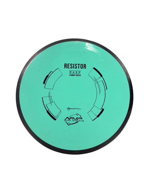 Vist Large View of Product Image Which is Used MVP RESISTOR Disc Golf Driver Green