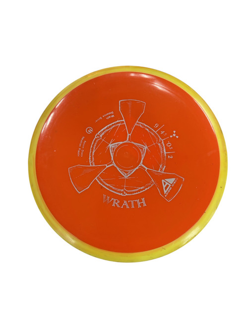 Vist Large View of Product Image Which is Used Axiom WRATH Disc Golf Driver Orange