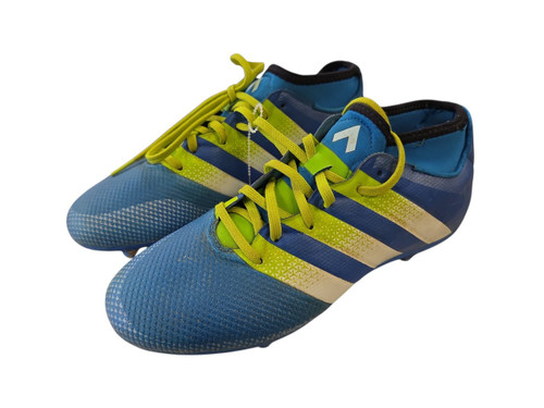 Vist Large View of Product Image Which is Used Adidas Soccer Cleats Royal Blue Senior 7.5
