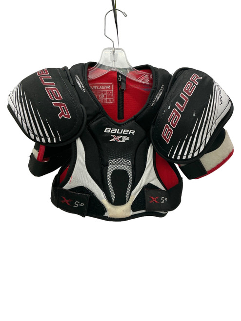 Vist Large View of Product Image Which is Used Bauer X Youth Shoulder Pads SM