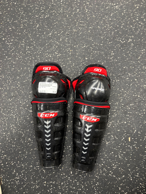 Vist Large View of Product Image Which is Used CCM RBZ 90 Junior Shin Guards None 10"