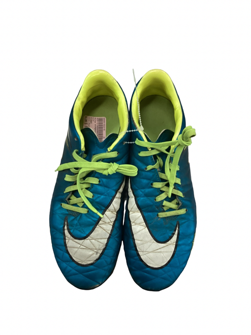 Vist Large View of Product Image Which is Used Nike HYPERVENOM Soccer Cleats Royal Blue Senior 8.5