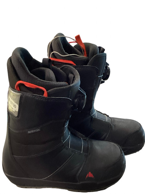 Vist Large View of Product Image Which is Used Burton TRUE FIT Mens Snowboard Boots Black Senior 8.5