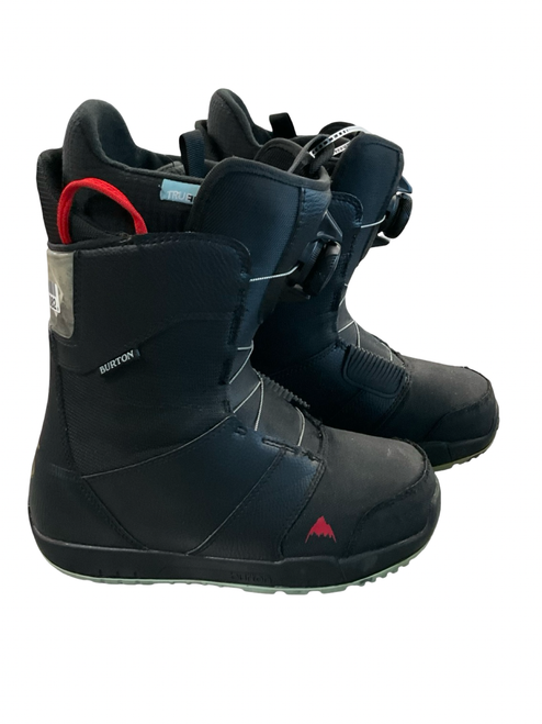Vist Large View of Product Image Which is Used Burton W TRUE FIT Mens Snowboard Boots Black Senior 8.5