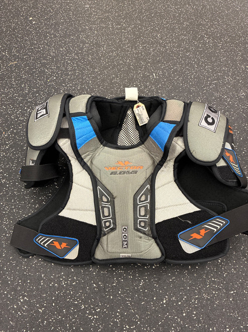 Vist Large View of Product Image Which is Used CCM VECTOR 6.0LE Senior Shoulder Pads XL