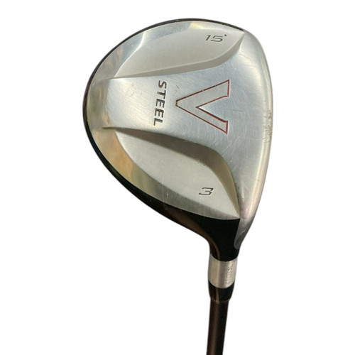 Vist Large View of Product Image Which is Used Taylormade V STEEL Mens Fairway Wood RH 3 Wood