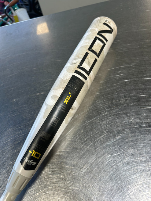 Vist Large View of Product Image Which is Used Rawlings ICON 2025 BB/SB USSSA 2 3/4 Bat 29"