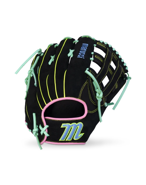 Vist Large View of Product Image Which is New Marucci OXBOW SERIES 78R3 H WEB BB/SB Glove LH Throw None 12 3/4"