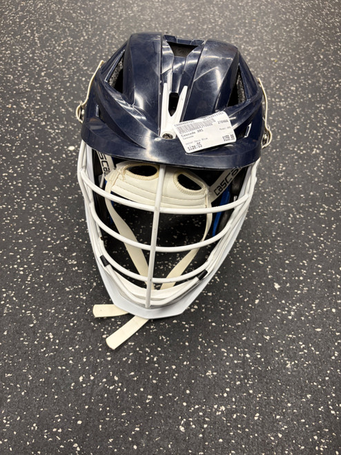 Vist Large View of Product Image Which is Used Cascade XRS Lacrosse Helmet Navy Blue One Size