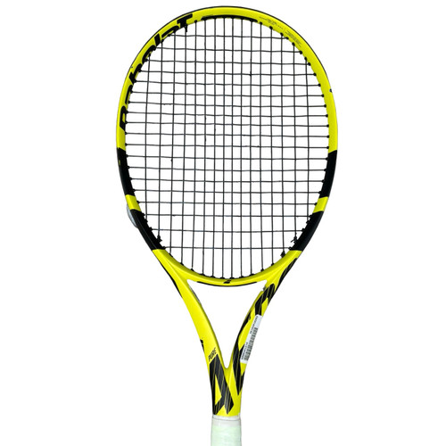 Vist Large View of Product Image Which is Used Babolat PURE AERO LITE Adult Racquetball Racquet None 4 1/4"