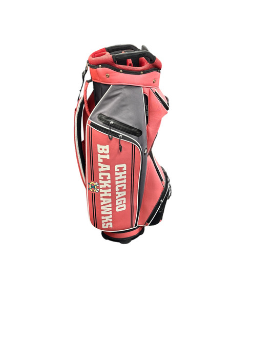 Vist Large View of Product Image Which is Used NHL BLACKHAWKS CART BAG Mens Cart Bag Red