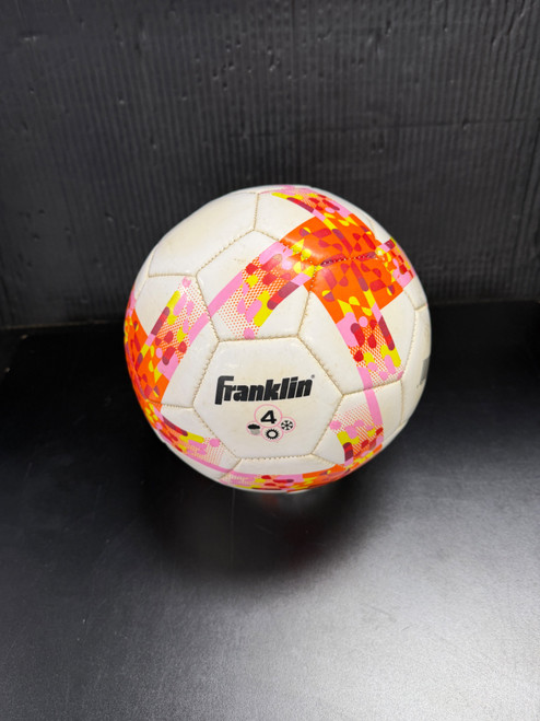 Vist Large View of Product Image Which is Used Franklin ALL WEATHER All Size Soccer Ball White 4