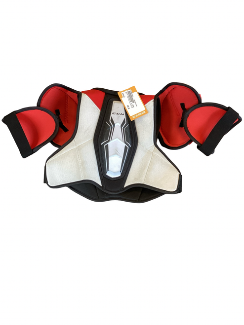 Vist Large View of Product Image Which is CCM FT475 JR LRG SP Junior Shoulder Pads LG