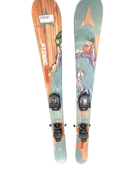 Vist Large View of Product Image Which is Used Atomic BENT CHETLER Boys DH Ski/Binding Green 133 cm