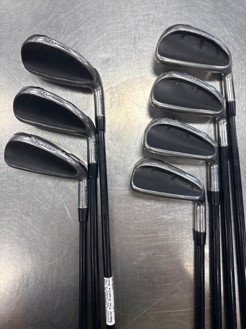 Vist Large View of Product Image Which is Used Cleveland LAUNCHER HB TURBO Mens Iron Set RH 4I-PW