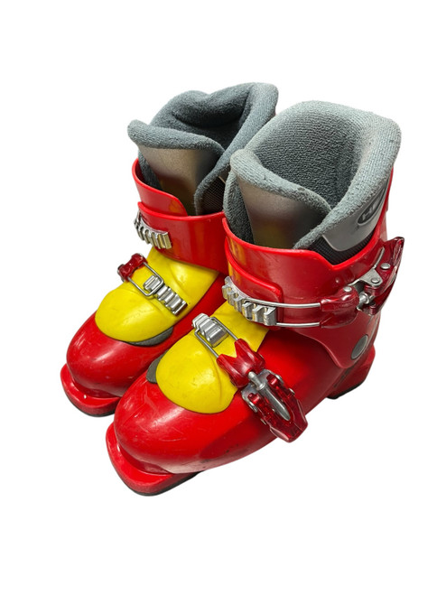 Vist Large View of Product Image Which is Used Head EDGE J Boys DH Ski Boot Red 205 MP - J01