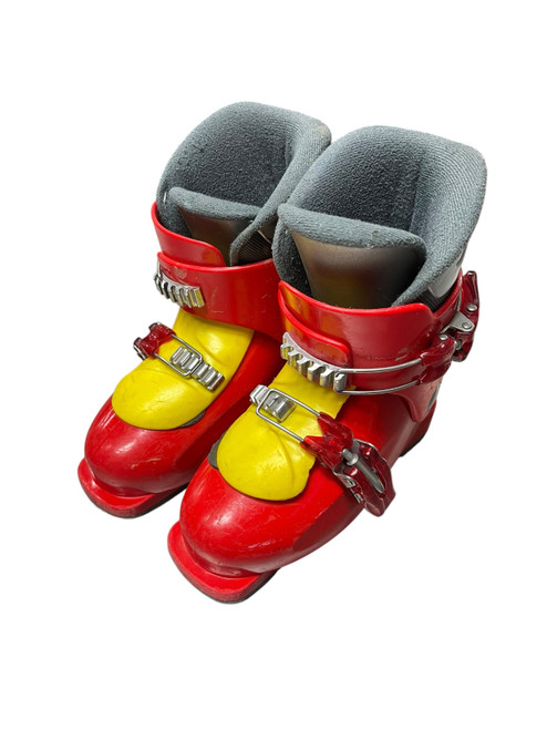 Vist Large View of Product Image Which is Used Head EDGE J Boys DH Ski Boot Red 205 MP - J01