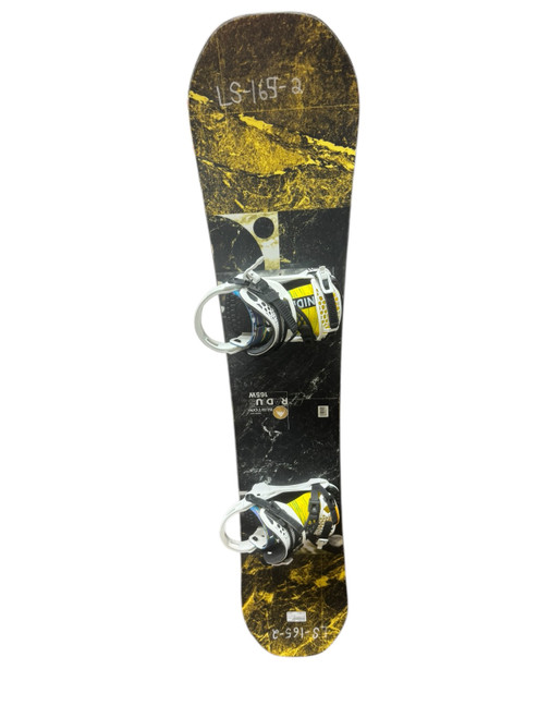 Vist Large View of Product Image Which is Used Burton RADIUS 165W Mens Board/Bindings Black 165 cm