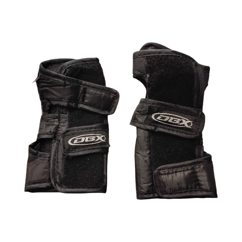 Vist Large View of Product Image Which is Used DBX Inline Wrist Guards Black Youth