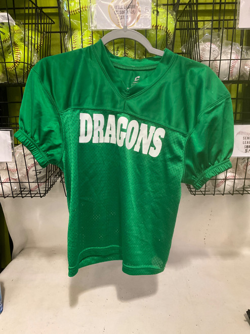 Vist Large View of Product Image Which is Used Champro YL PRACTICE JERSEY FB Top Youth Green LG