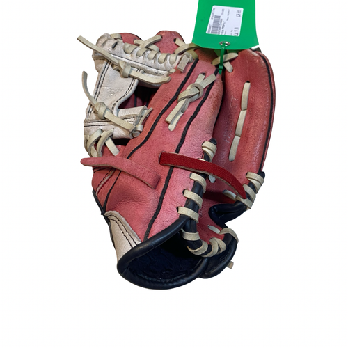 Vist Large View of Product Image Which is Used Mizuno PROSPECT BB/SB Glove RH Throw Red 10"