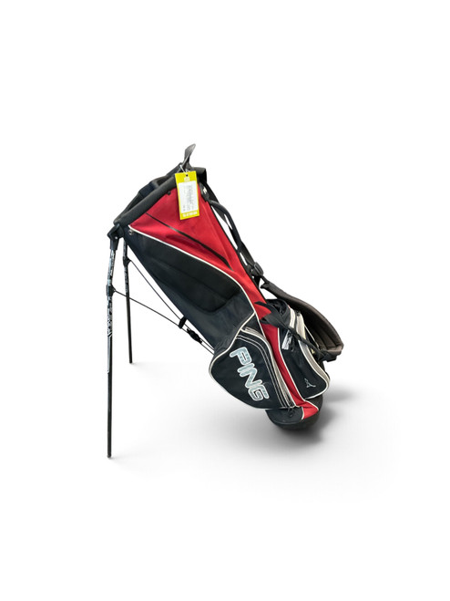 Vist Large View of Product Image Which is Used Ping TUCSON COUNTRY CLUB 4 WAY Mens Stand Bag White