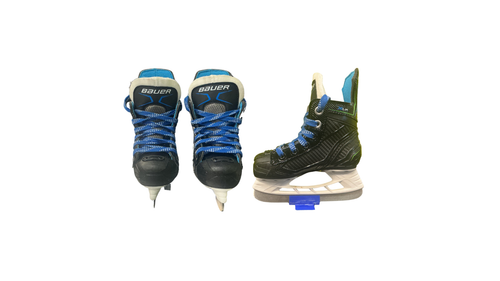Vist Large View of Product Image Which is Used Bauer XLP Youth Hockey Skate Youth 07.0