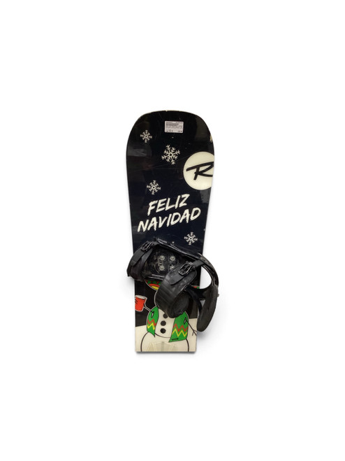 Vist Large View of Product Image Which is Used Rossignol RIOT SOCIETY FELIZ NAVID Mens Board/Bindings Black 156 cm