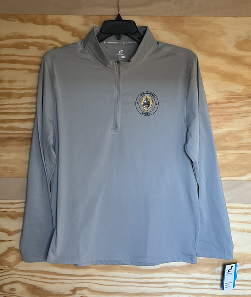 Vist Large View of Product Image Which is New LS Q ZIP CIRCLE LC GREY XXXL
