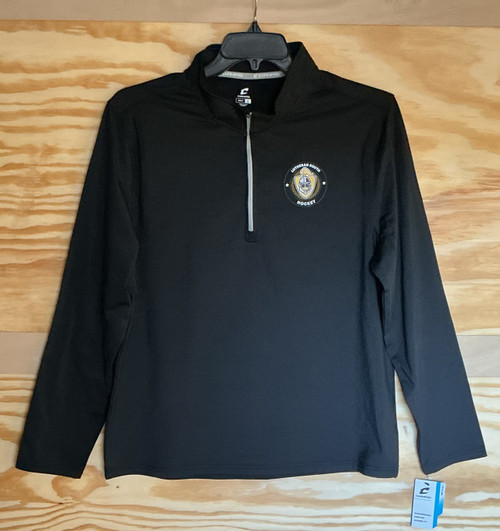 Vist Large View of Product Image Which is New LS Q ZIP L CHEST BLK XL