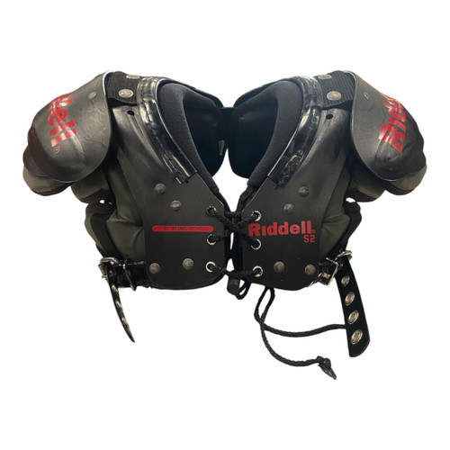 Vist Large View of Product Image Which is Used Riddell S2 SHOULDER PADS FB Shoulder Pads Black XS