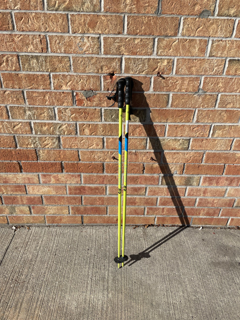 Vist Large View of Product Image Which is Used Salomon BRIGADE Boys DH Ski Pole Yellow 100 cm / 40 in