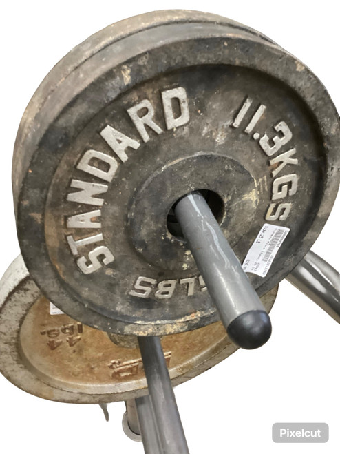 Vist Large View of Product Image Which is Used Olympic Plate (Each) 25 lb