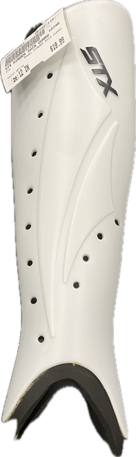 Vist Large View of Product Image Which is Used STX HINDER SHIN GUARD FH Shin Guards White 12"